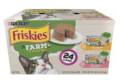 Friskies Farm Favorites Pate Variety Pack Cat 24 / 5.5 oz