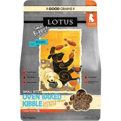 Lotus Dog Puppy Small Bite Formula 5lb {L-x}