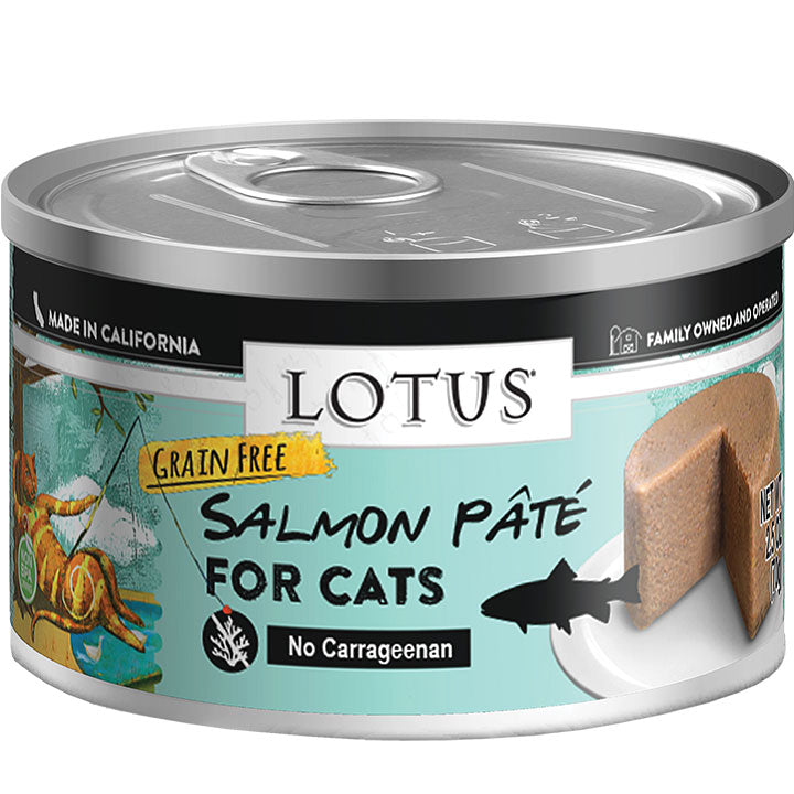 Lotus Cat Grain-free Salmon Pate 2.75oz {L+x} C=24