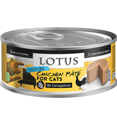 Lotus Cat Grain Free Chicken Pate 5.3oz 24 Pack {L+x}