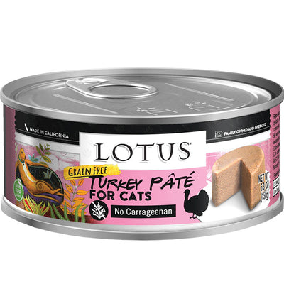 Lotus Cat Grain Free Turkey Pate 5.3oz 24 Pack {L+x}