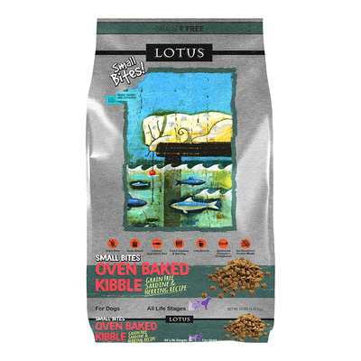 Lotus Dog Small Bite Grain Free Sardine Herring 10lb {L-x}