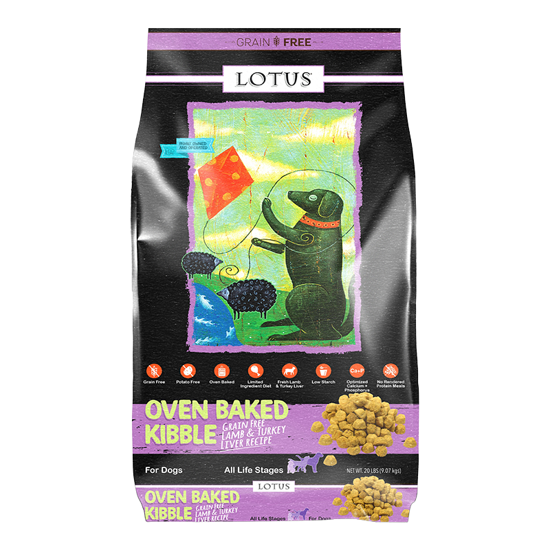 Lotus Dog Grain Free Lamb Turkey Liver 20lb {L-x}