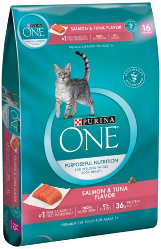 Purina One Tender Select Salmon & Tuna Cat 16 lb {L-1} 178609