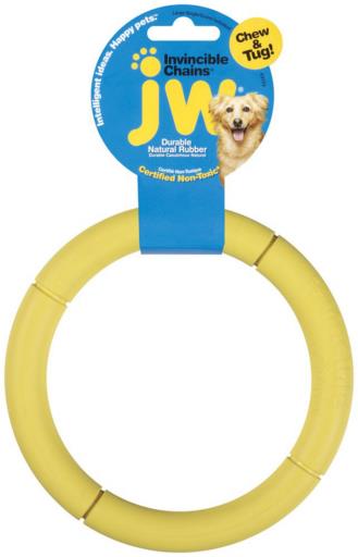JW Pet Invincible Single Chain Dog Toy - Assorted