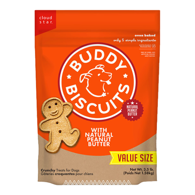 Cloud Star Buddy Biscuits Peanut Butter 3.5lb {L+1xR}