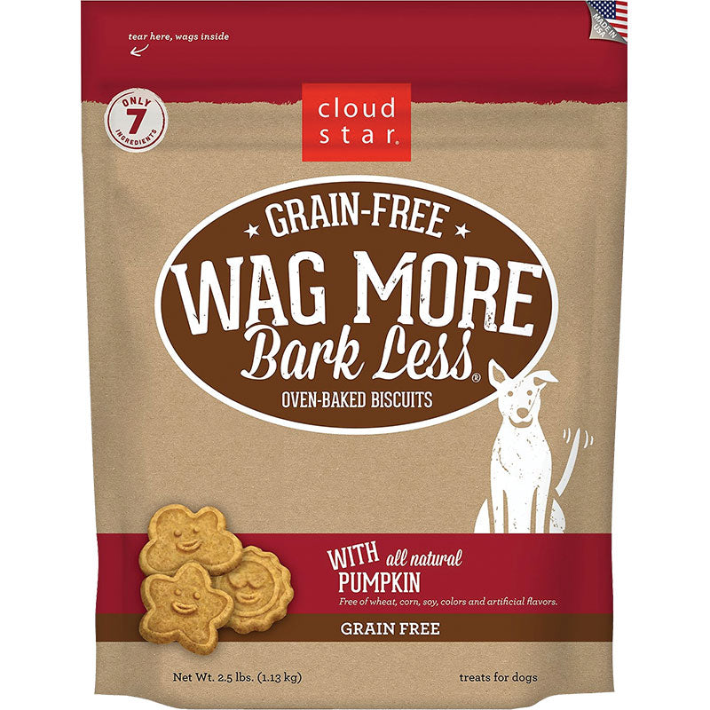 Waggin More Dog Grain Free Pumpkin 2.5lb {L-x}