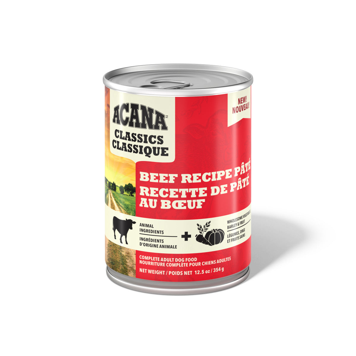 Acana Classics Canned Dog Food Beef Pâté 12ea/12.5 oz 064992725938