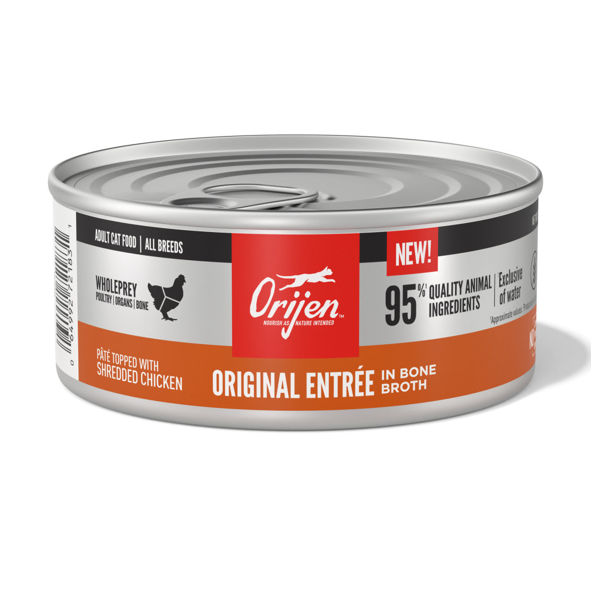 Orijen Pâté w/Shreds Canned Cat Food Original 12ea/5.5 oz 064992721831