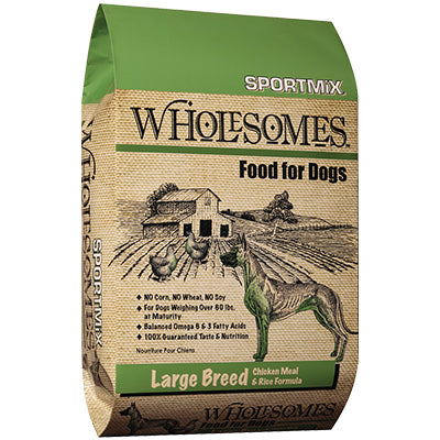 Wholesomes Dog Adult Large Breed - 40 lb