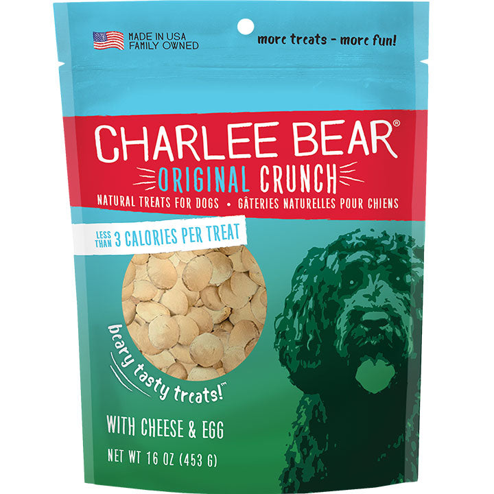 Charlee Bear Cheese & Egg Dog Treats - 16oz. {L+x}