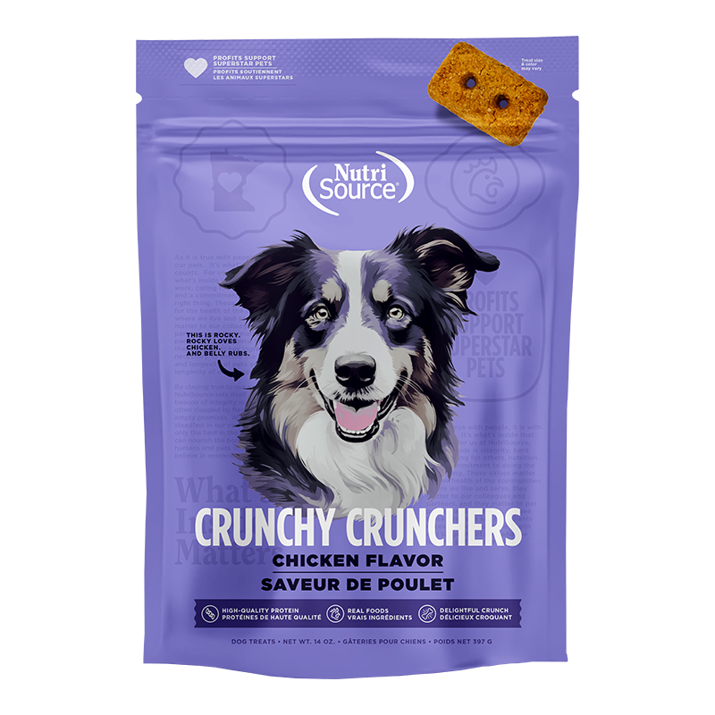 Nutrisource Dog Grain Free Crunchy Crunchers Chicken 14oz {L+1x}