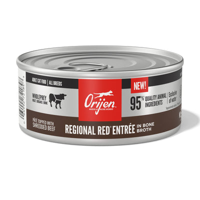 Orijen Pùté w/Shreds Canned Cat Food Regional Red 12ea/5.5 oz 064992721848