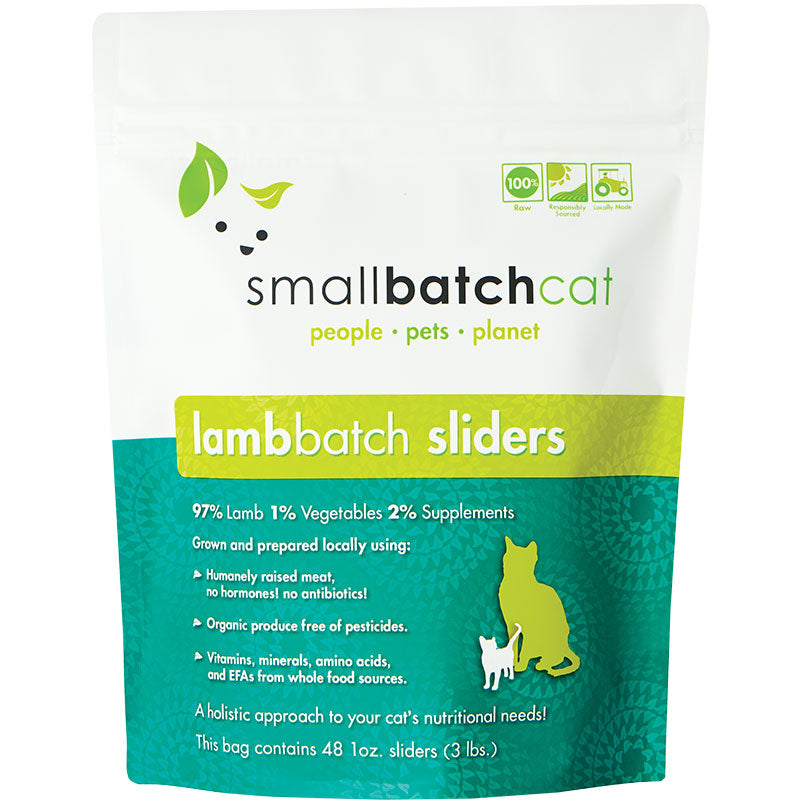 Small Batch Cat Frozen Lamb Sliders 3lb {L-x } SD-5