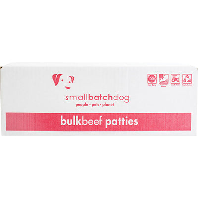 Smallbatch dog Frozen Patties - Beef 18lb {L-x} SD-5