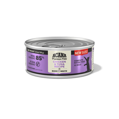 Acana Premium Pùté Canned Kitten Food Chicken & Tuna 12ea/5.5 oz 064992721800