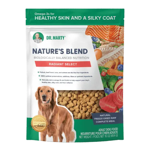 Dr. Marty's Nature's Blend Radiant Select Freeze Dried Dog 16 oz