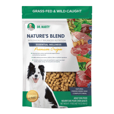 Dr. Marty's Nature's Blend Essential Freeze Dried Lamb & Venison Dog 16 oz