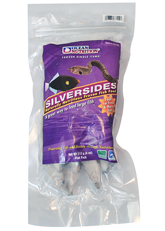 Ocean Nutrition Silversides Frozen Fish Food 16 oz