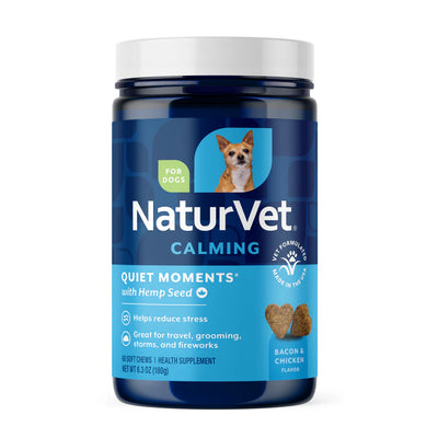 Naturvet Dog Quiet Moments Hemp Chew 180 Count