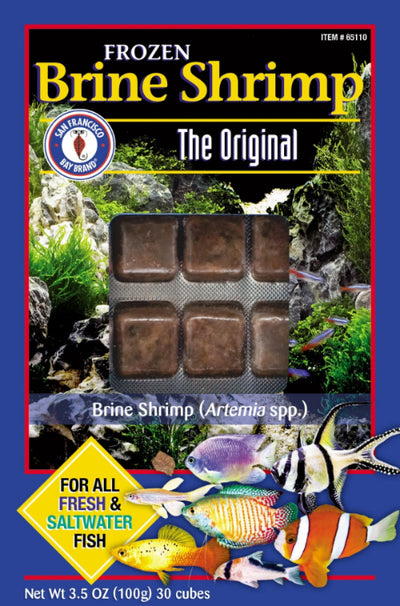 San Francisco Brine Shrimp Frozen Fish Food 3.5 oz SD-5