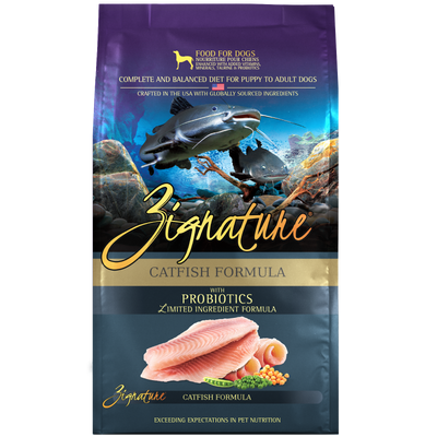 Zignature Catfish Formula Dog Food 4 lb