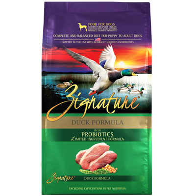 Zignature Duck Formula Dog Food 4 lb