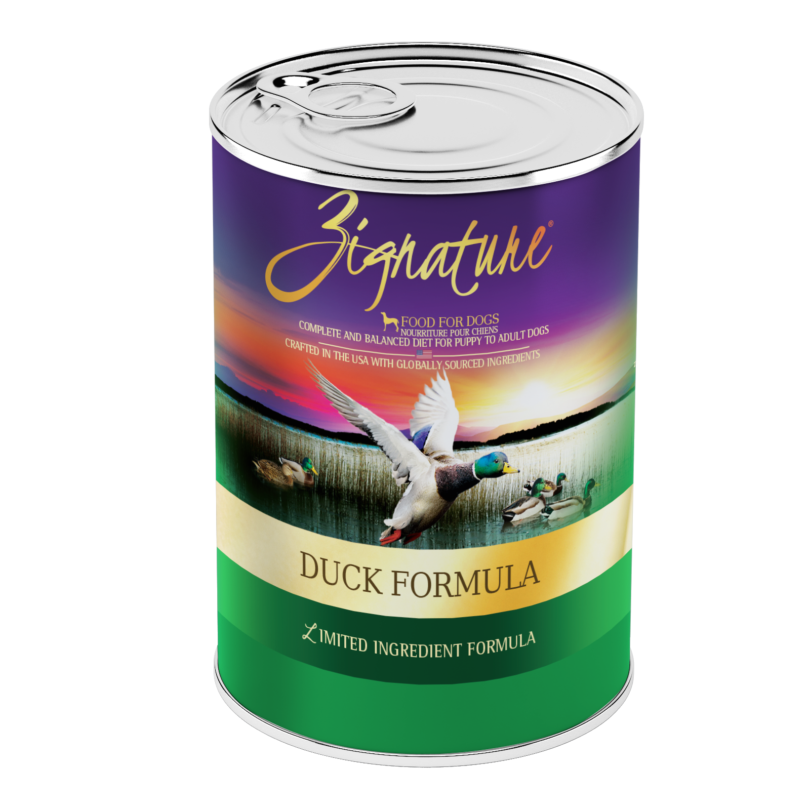 Zignature Duck Formula Dog Food 12/13 oz