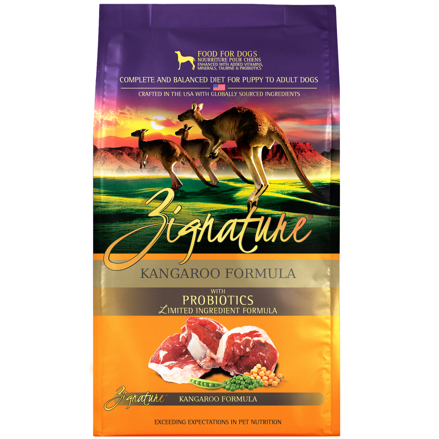Zignature Kangaroo Formula Dog Food 25 lb