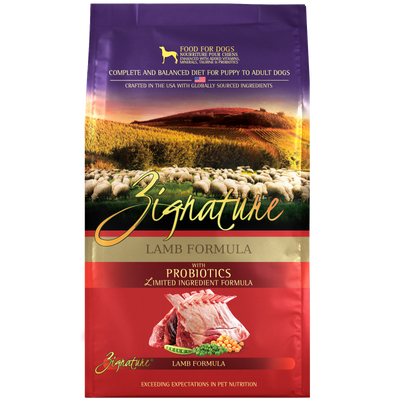 Zignature Lamb Formula Dog Food 25 lb