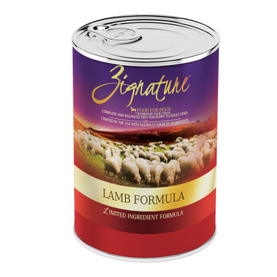 Zignature Lamb Formula Dog Food 12/13 oz