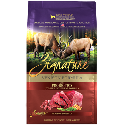 Zignature Venison Formula Dog Food 4 lb