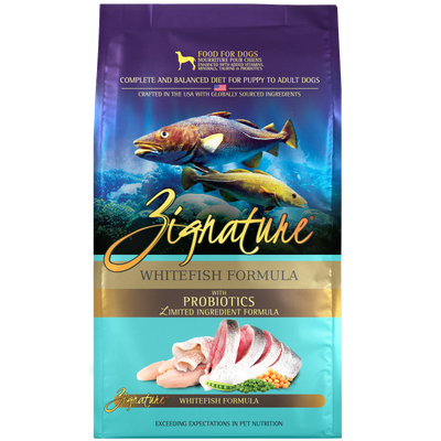 Zignature Whitefish Formula Dog Food 12.5 lb