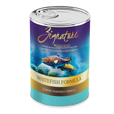 Zignature Whitefish Formula Dog Food 12/13 oz