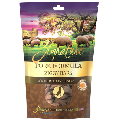 Zignature Pork Formula Biscuit Treats for Dog 12 oz