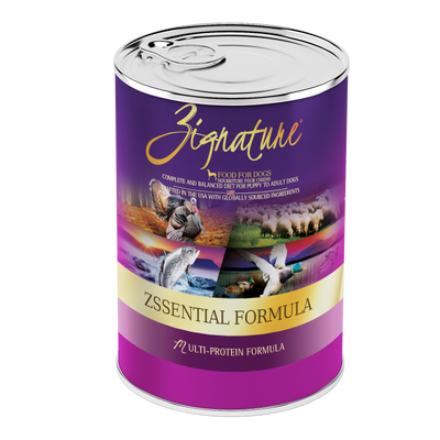 Zignature Zssential Formula Dog Food 12/13 oz