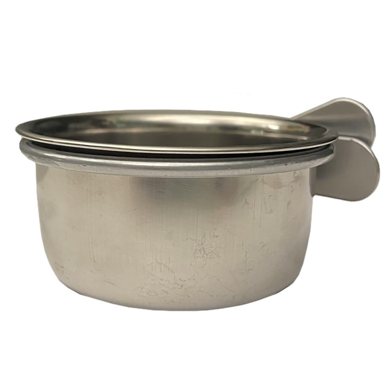 A & E Cages Coop Cup with Ring & Bolt Stainless Steel 5oz