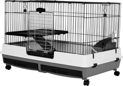 A & E Cages Deluxe Small Animal Cage 2-Level 40 inches X 25 inches X 26 inches