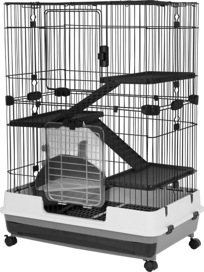 A & E Cages Deluxe Small Animal Cage 4-Level 32 inches X 21 inches X 41 inches