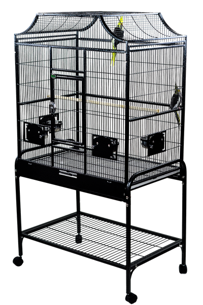 A & E Cages Elegant Style Flight Bird Cage Black 32in X 21in