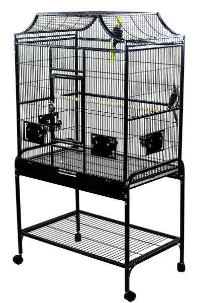 A & E Cages Elegant Style Flight Bird Cage Black 32in X 21in