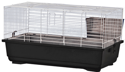 A & E Cages Rabbit Cage Black 24 inches X 13 inches X 13 inches