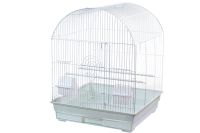 A & E Cages Round Top Bird Cage in Retail Box