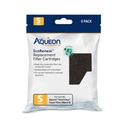 Aqueon EcoRenew Replacement Filter Cartridges Small, 6-pk 015905002523