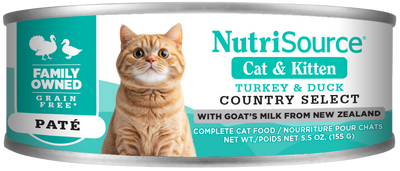 NutriSource Cat & Kitten Canned Cat Food Country Select 12ea/5.5 oz 073893922100