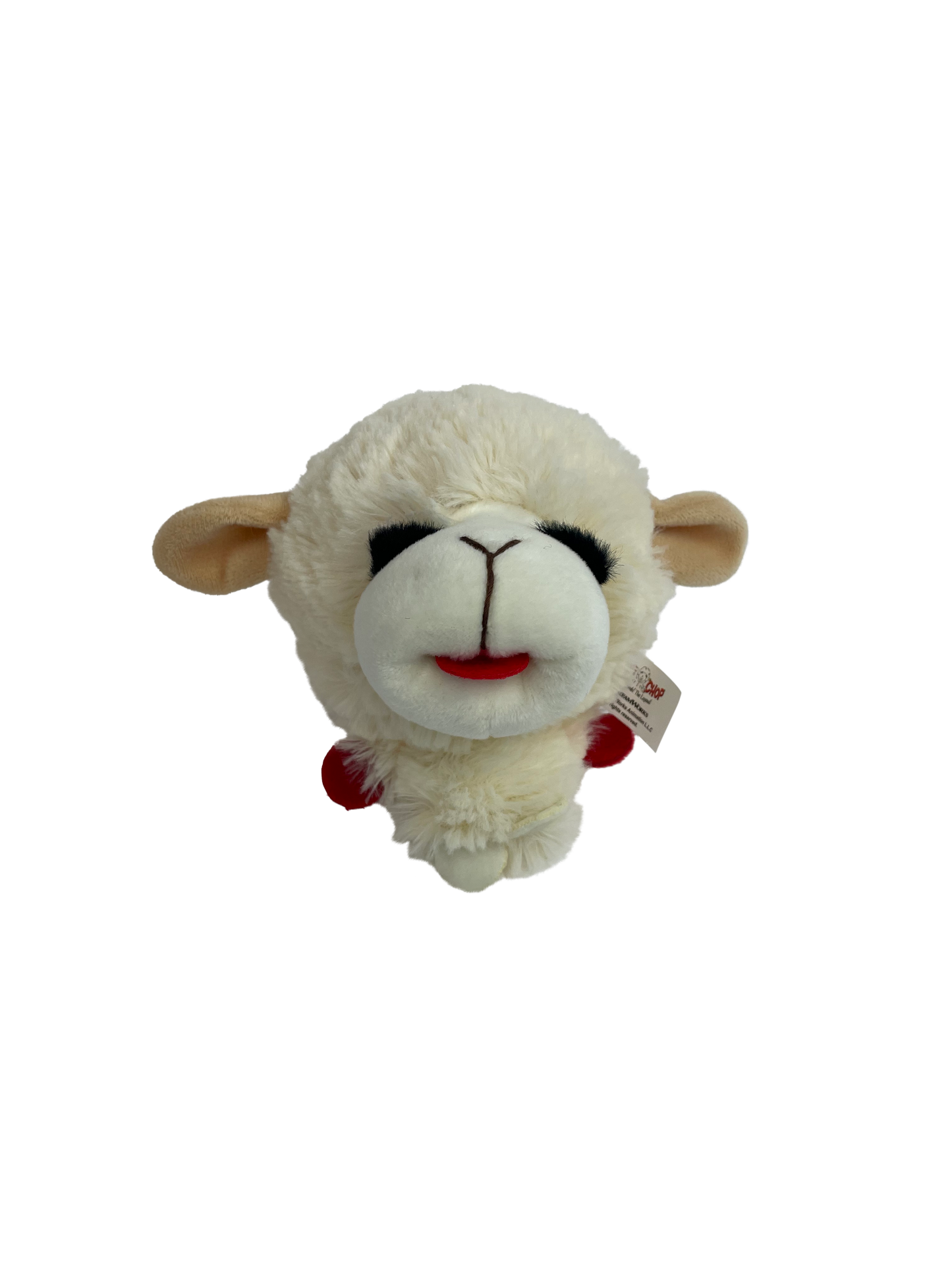 Multipet Lamb Chop Knobby Noggins Dog Toy 5 in 784369487008