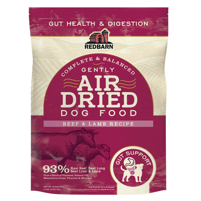 Redbarn Pet Products Air Dried Gut Support Dry Dog Food Beef & Lamb 2 lb 785184120378
