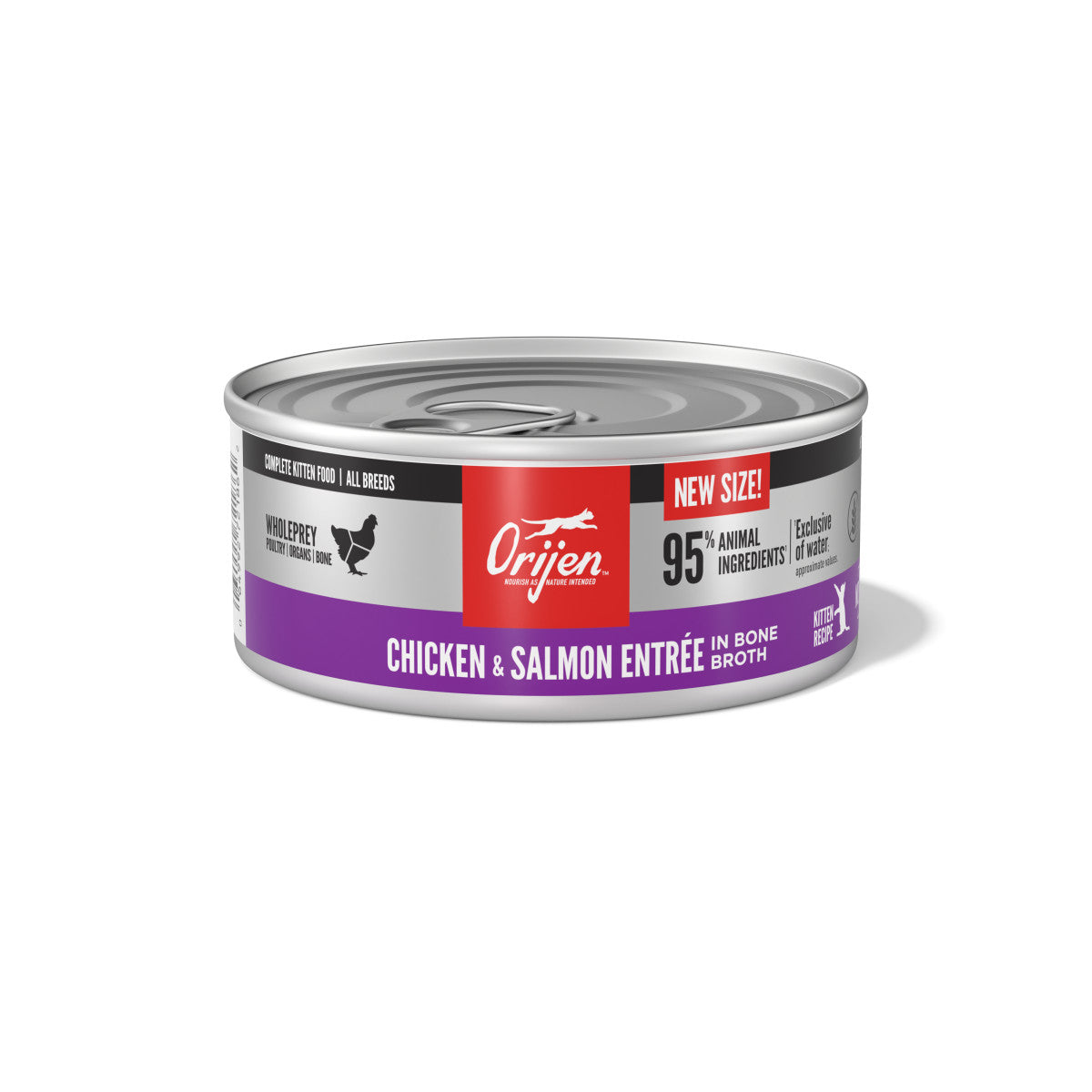 Orijen Pâté w/Shreds Canned Kitten Food Chicken & Salmon 12ea/5.5 oz 064992721862