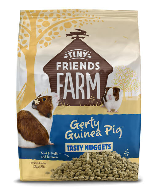 Tiny Friends Farm Gerty Guinea Pig Tasty Nuggets Food 3.3 lb 730582000647