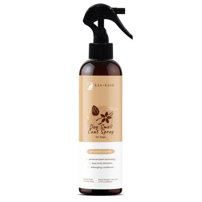 Almond & Vanilla Natural Coat Spray for Dog Smells 12 oz